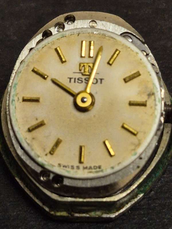 Vintage Ladies Tissot Mechanical Wrist Watch (not working) with Rolled Gold Band