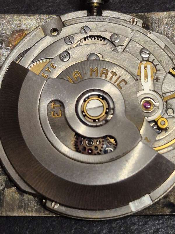 Eternamatic Centenaire no. 465 Mechanical 21 Rubies Wrist Watch (gold plated) runs - needs to be ser