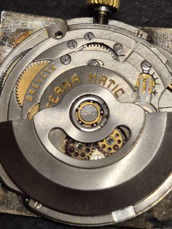 Eternamatic Centenaire no. 465 Mechanical 21 Rubies Wrist Watch (gold plated) runs - needs to be ser