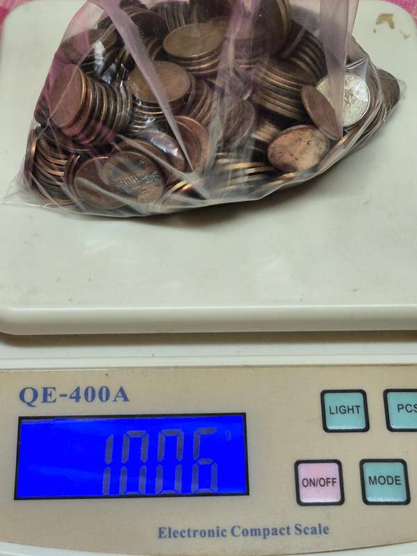 Mixed Lot of USA Coins 1kg