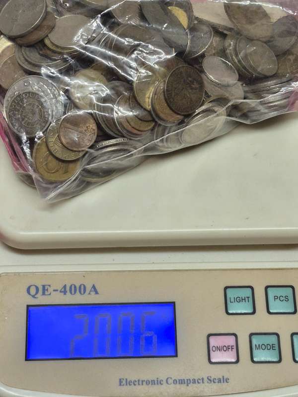 Mixed Lot of World Coins 2kg