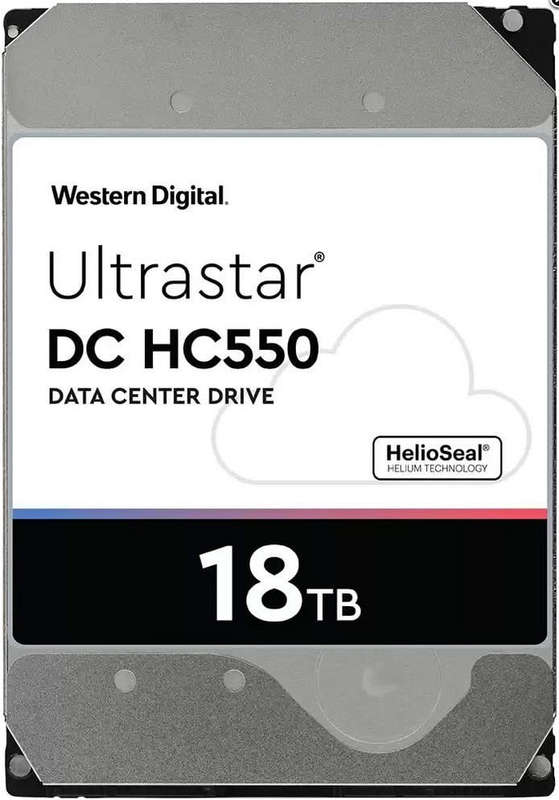 Western Digital Ultrastar DC HC550 18TB HDD WUH721818ALE601