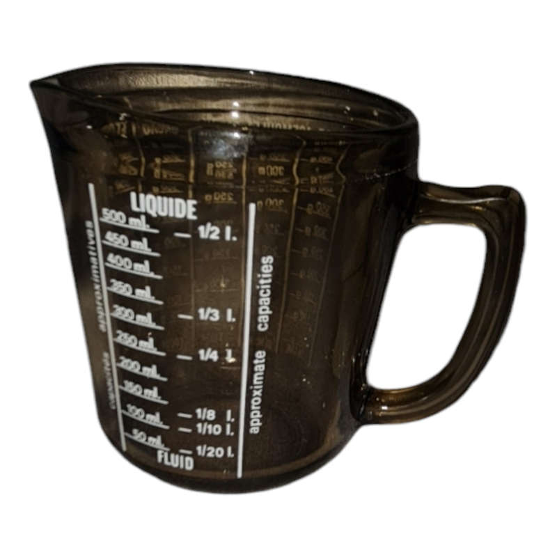 Vintage French Measure Jug By Arcopal France