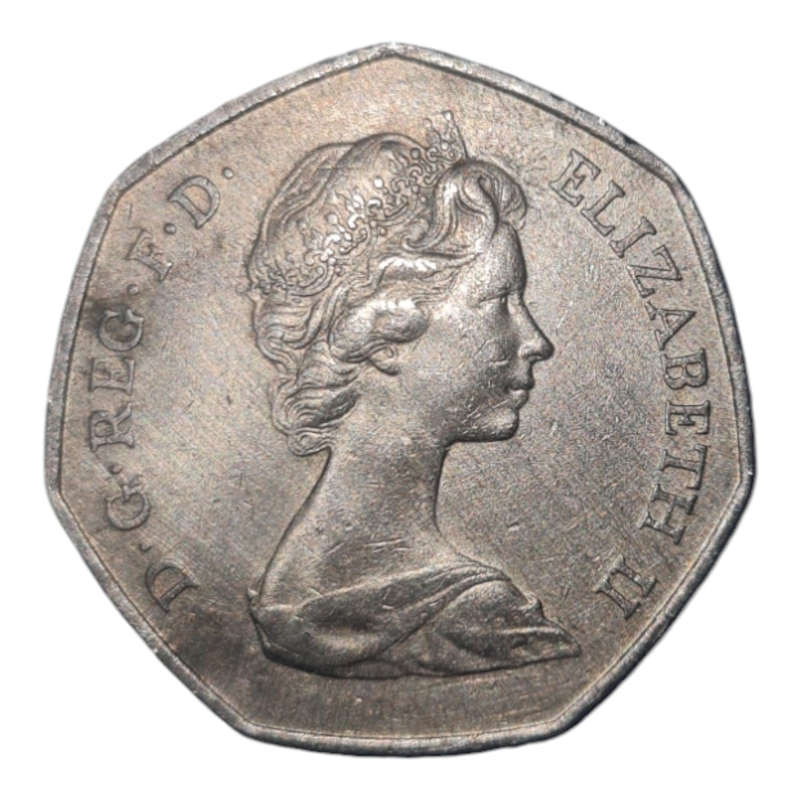 1973 Great Britain 50 PENCE Coin
