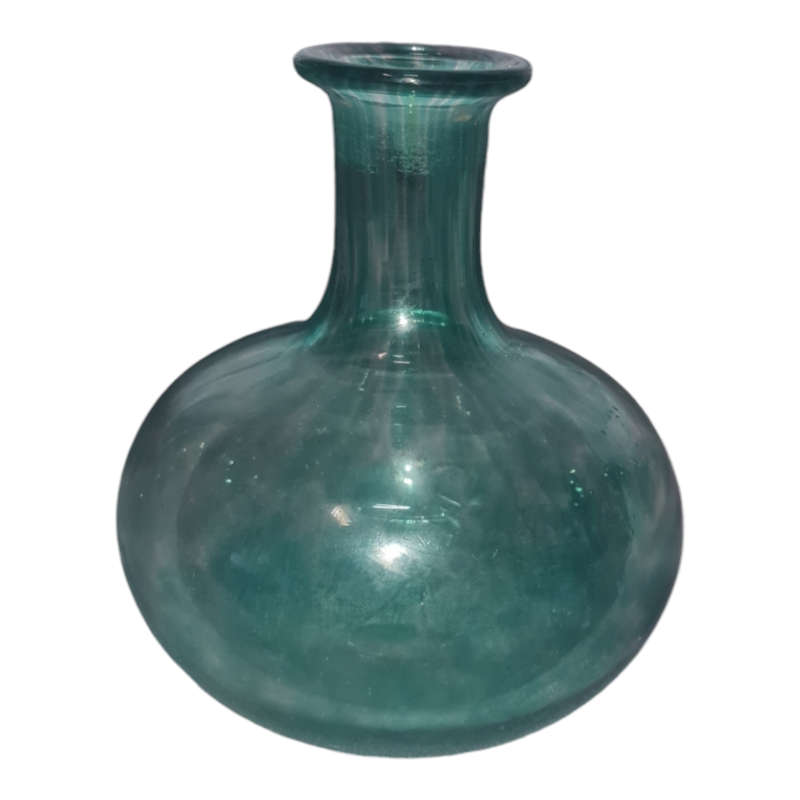 Aqua Glass vase