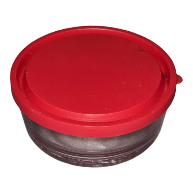 Glass containers with lid