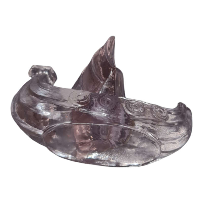 Swedish Glass Sculpture Sailboat
