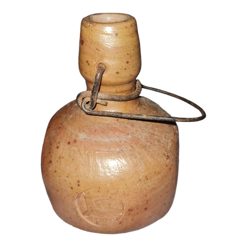 VINTAGE BROWN POTTERY bottle
