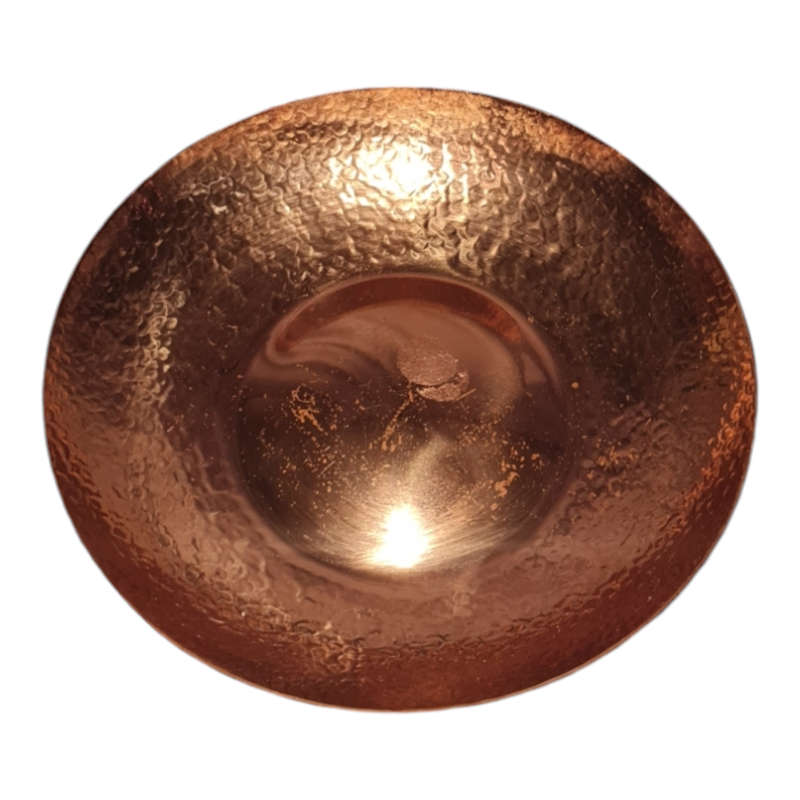 Hammered copper bowl