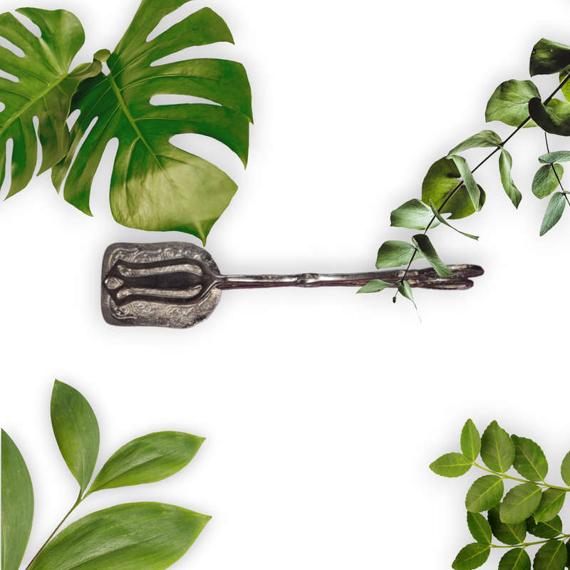Vintage Silver Plated Serving Tong- Pastry Server Scissor Style
