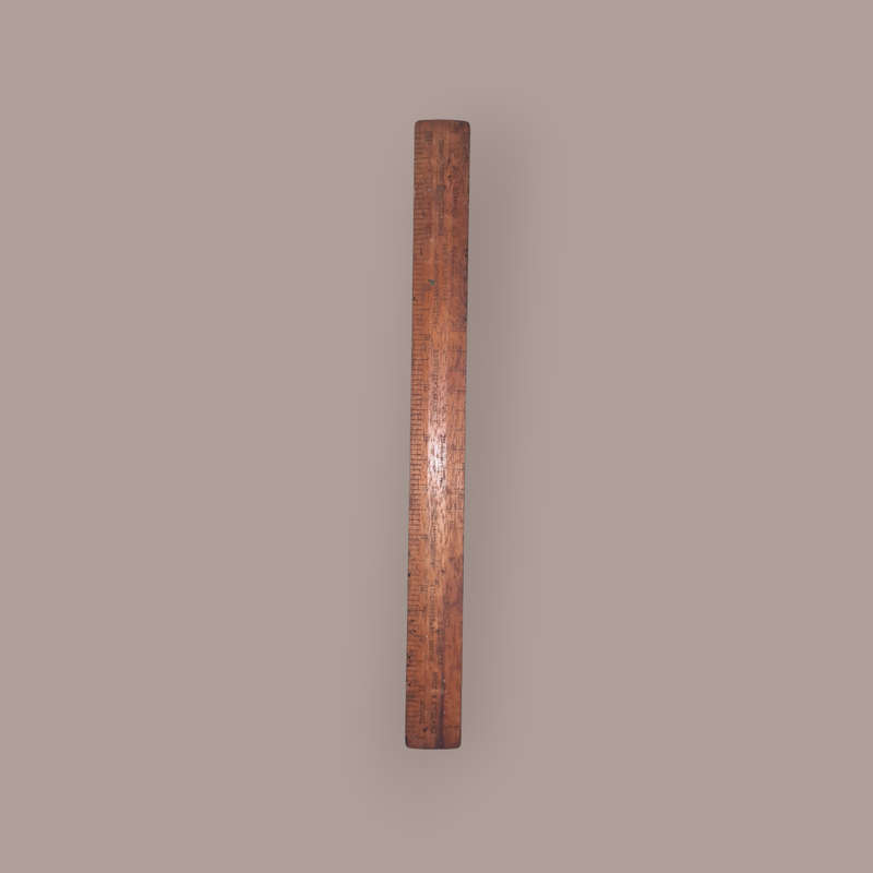 Wood ruler made in England