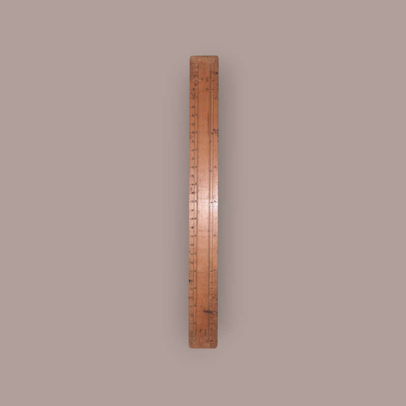 Wood ruler made in Germany