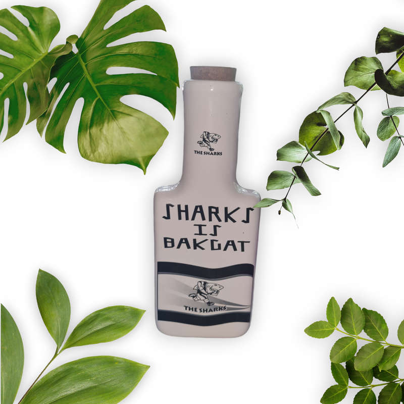 Glass jar Sharks