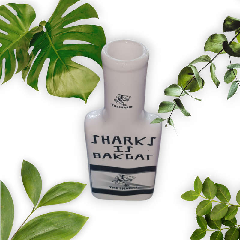 Glass jar Sharks