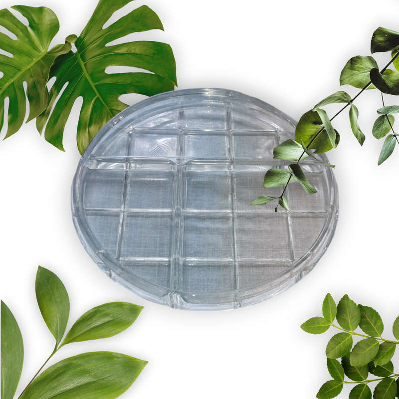 Glass Gazebo 3 Part Relish Tray