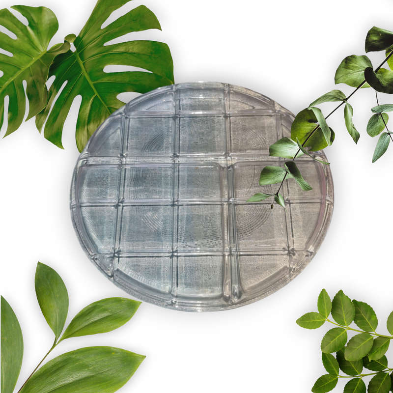 Glass Gazebo 3 Part Relish Tray