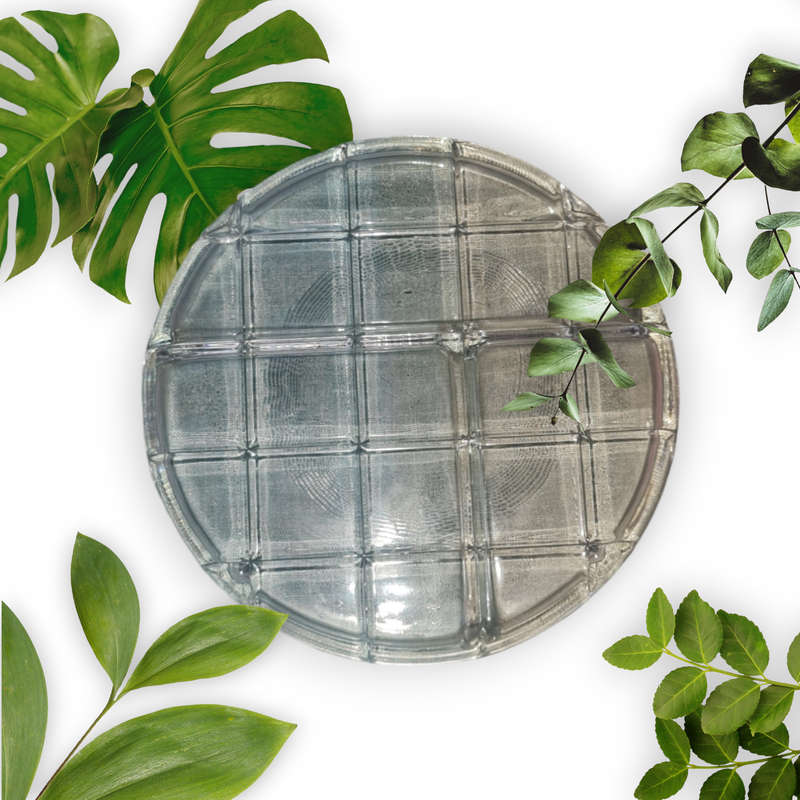 Glass Gazebo 3 Part Relish Tray