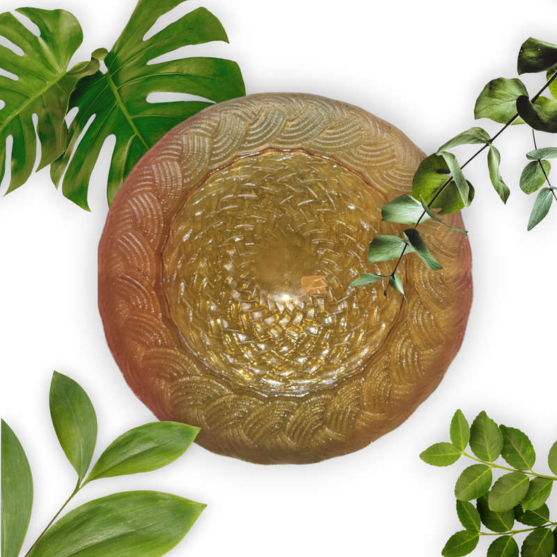 Amber serving dish