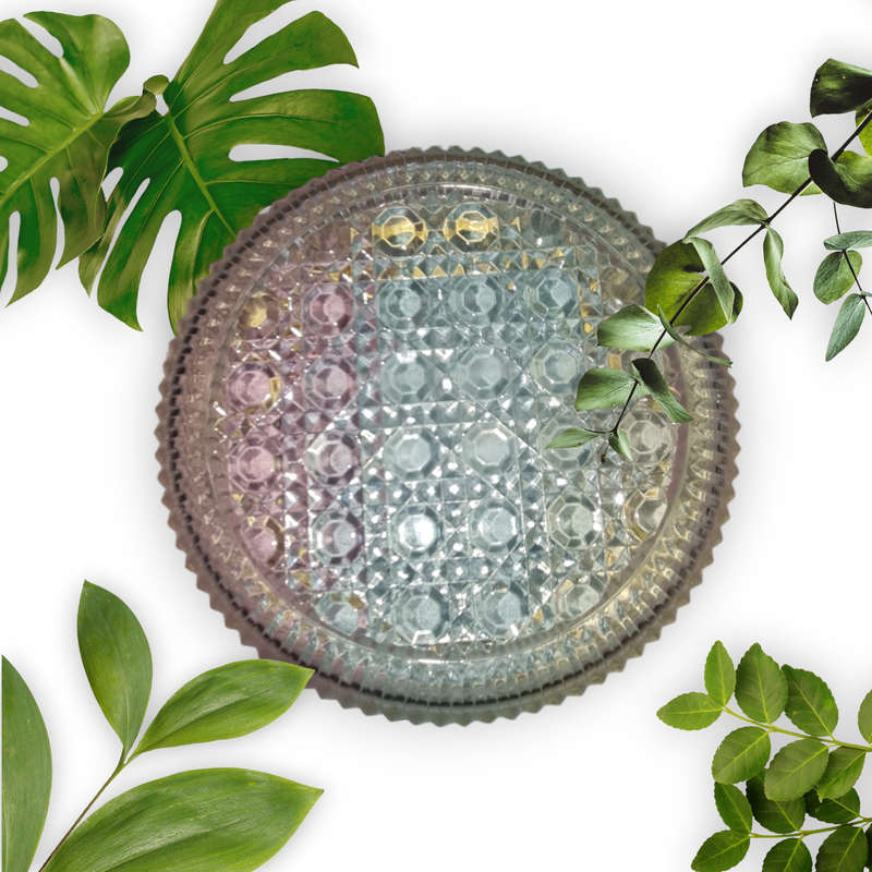 Large Deep Glass Trifle Salad Serving Bowl