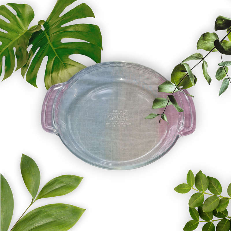 Bake & Enjoy Glass Bakeware Pie Dish with Handles