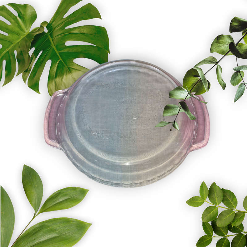 Bake & Enjoy Glass Bakeware Pie Dish with Handles