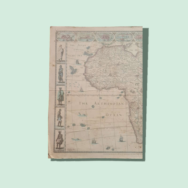 Old Map of Africa