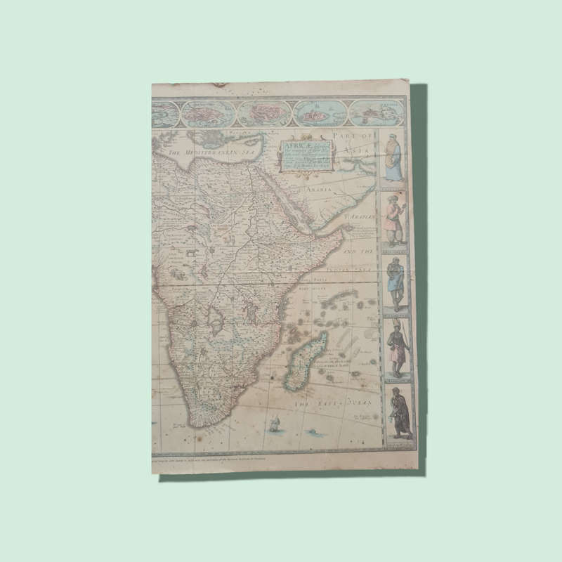 Old Map of Africa