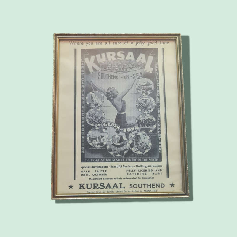 The Kursaal, Southend on Sea - advert, 1937
