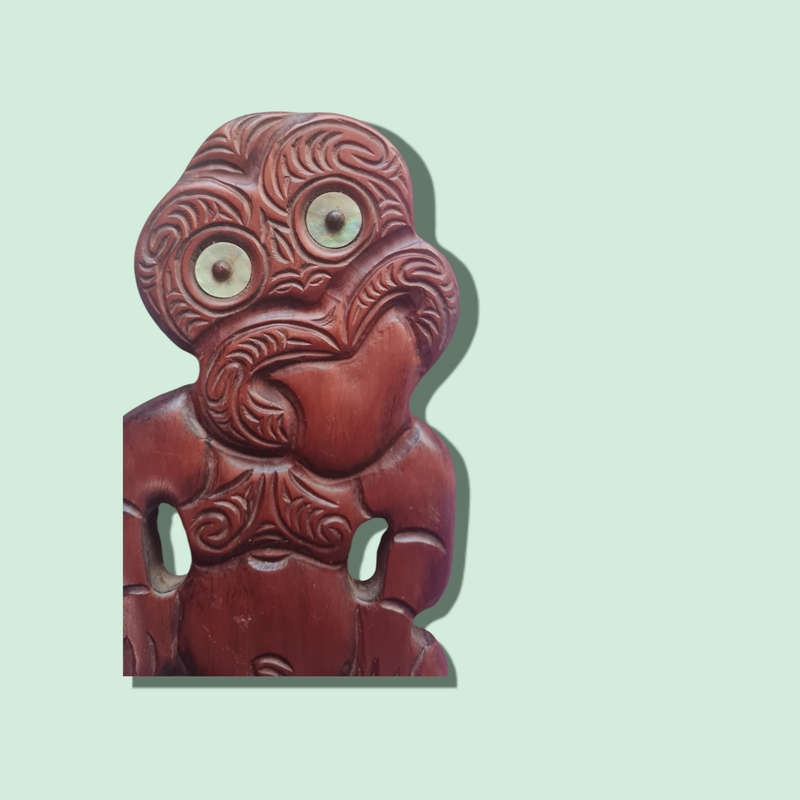 Vintage Maori 'Tiki' Figurine  WOOD
