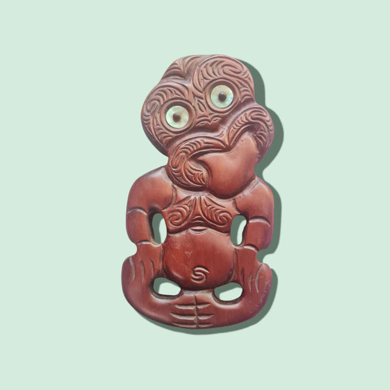 Vintage Maori 'Tiki' Figurine  WOOD