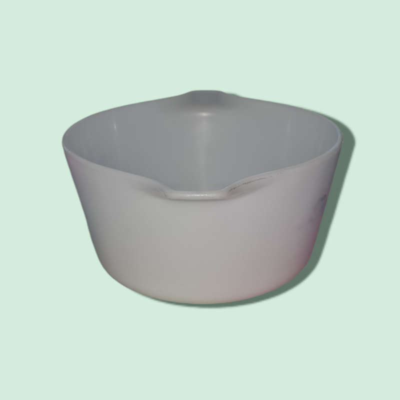 MILK GLASS BOWL MADE IN ENGLAND
