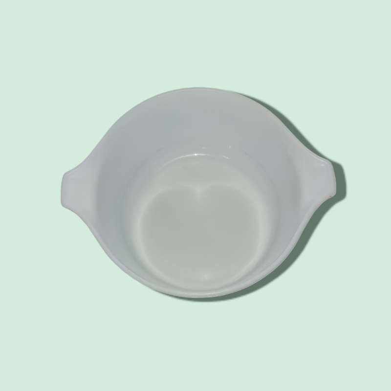 MILK GLASS BOWL MADE IN ENGLAND