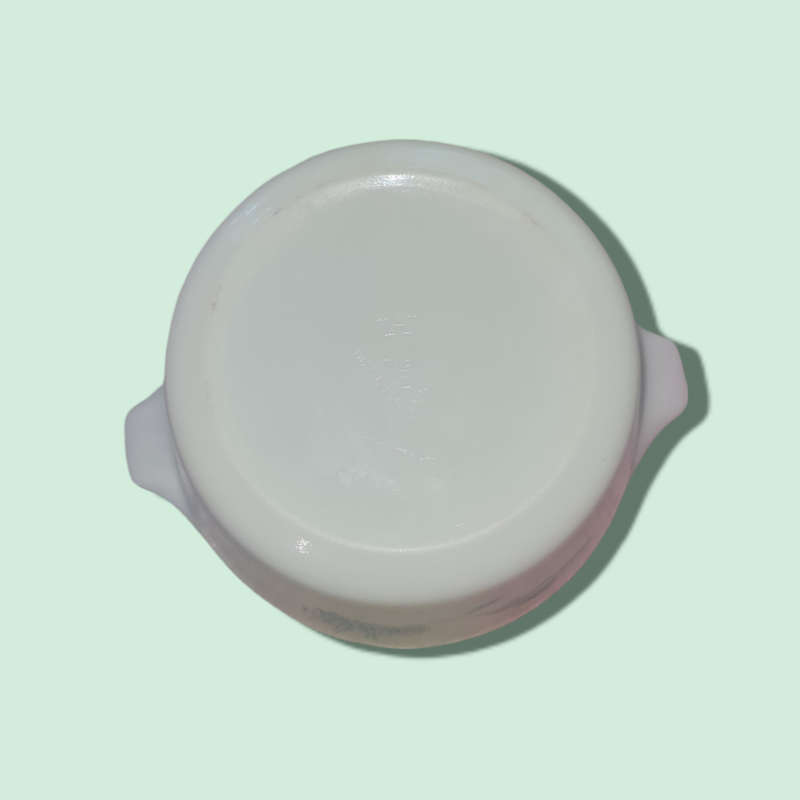 MILK GLASS BOWL MADE IN ENGLAND