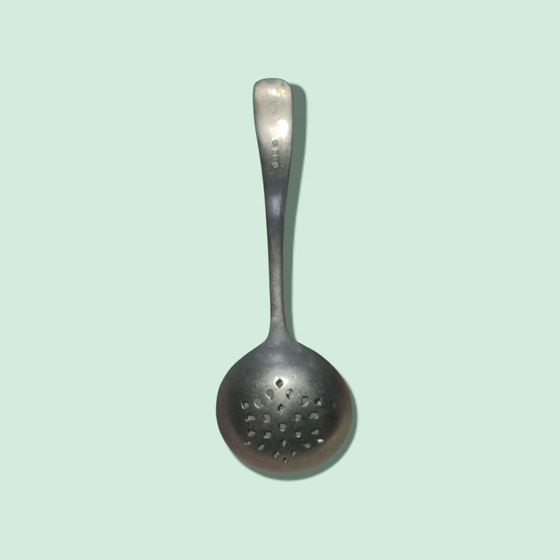 Antique EPNS Perforated Sugar Sifter Spoon