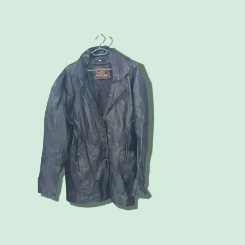Real leather jacket.