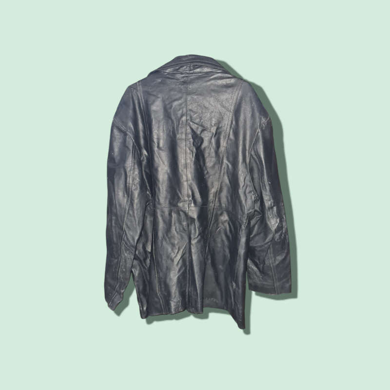 Real leather jacket.
