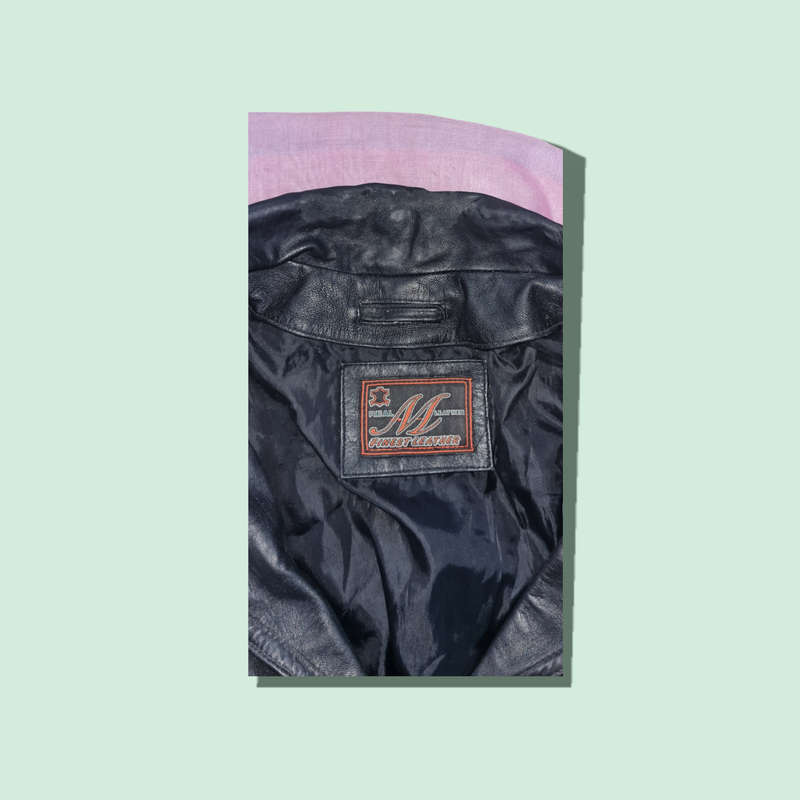 Real leather jacket.