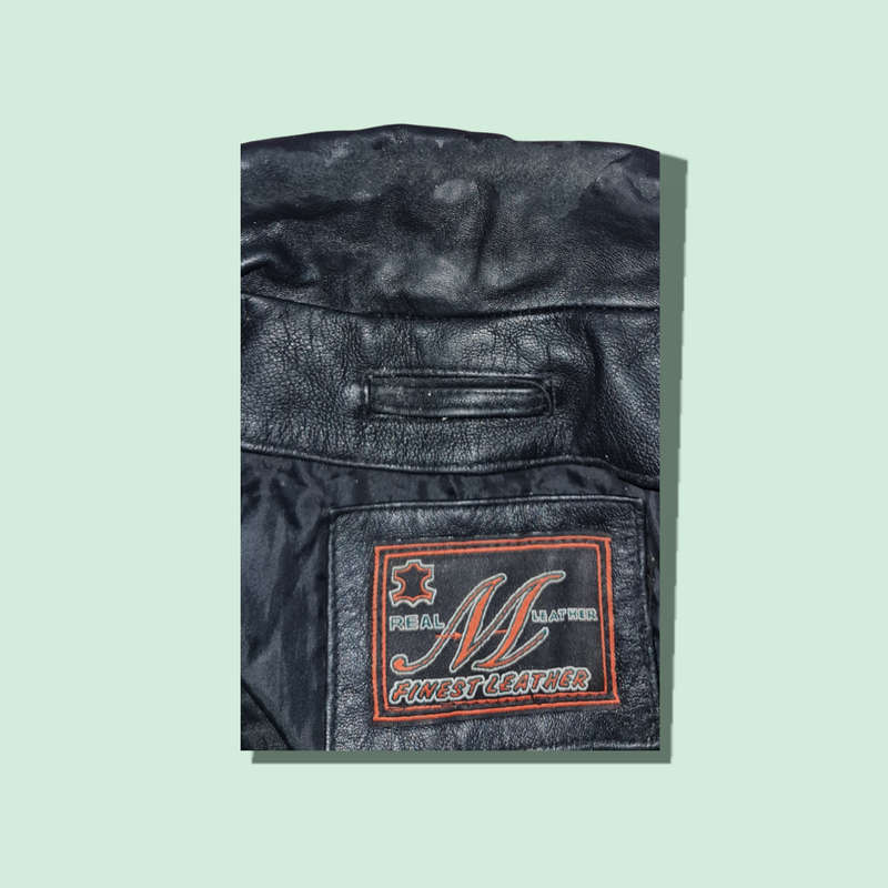 Real leather jacket.