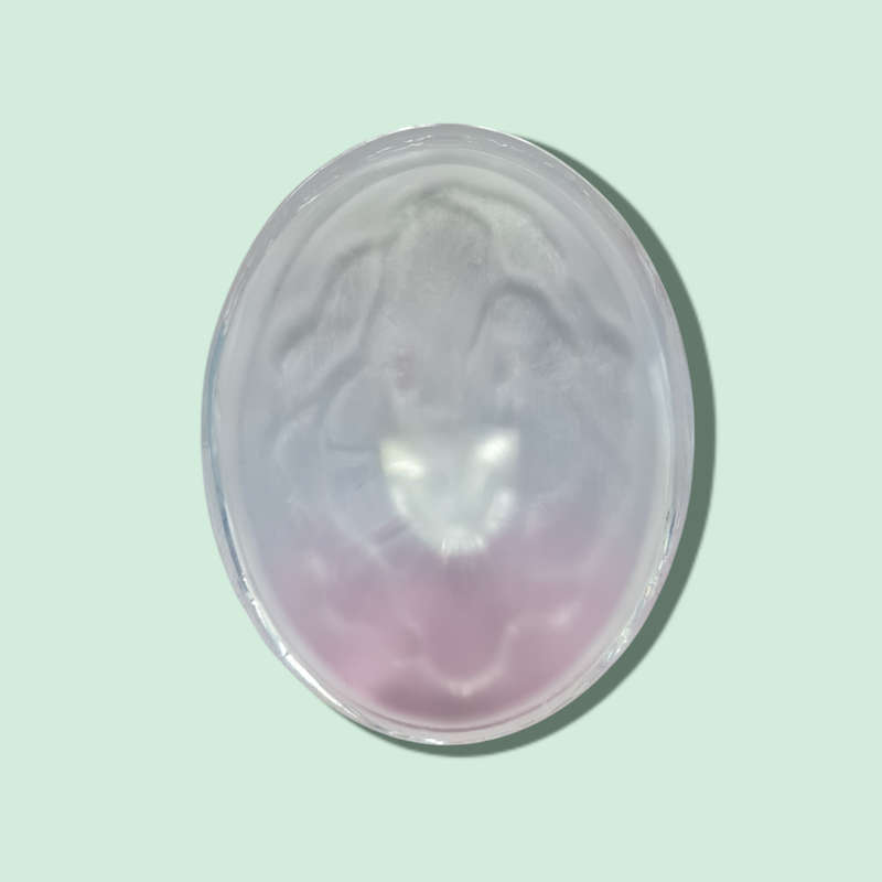 Vintage Crystal Squirrel Figurine on Frosted Crystal Oval Base