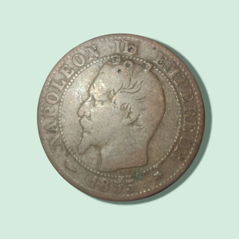 France 5 Centimes Napoleon III 1855