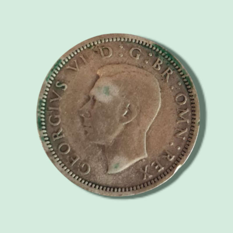 1937 Lucky Silver Sixpence Coin Great Britain