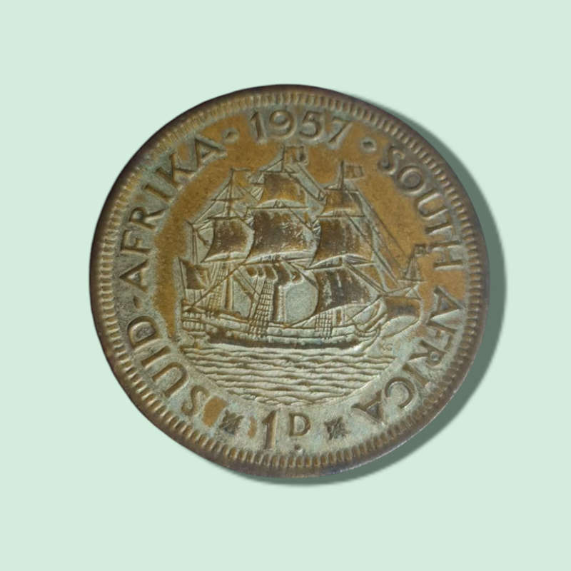 1951 Southern Rhodesia 1 Penny King George VI