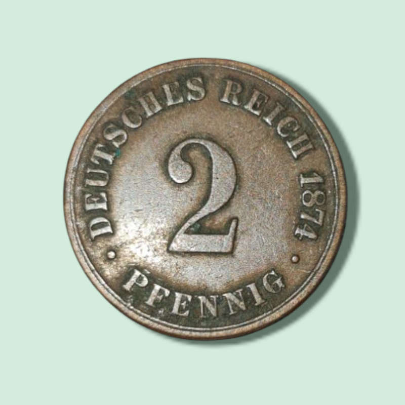 Germany 2 Pfennig 1874