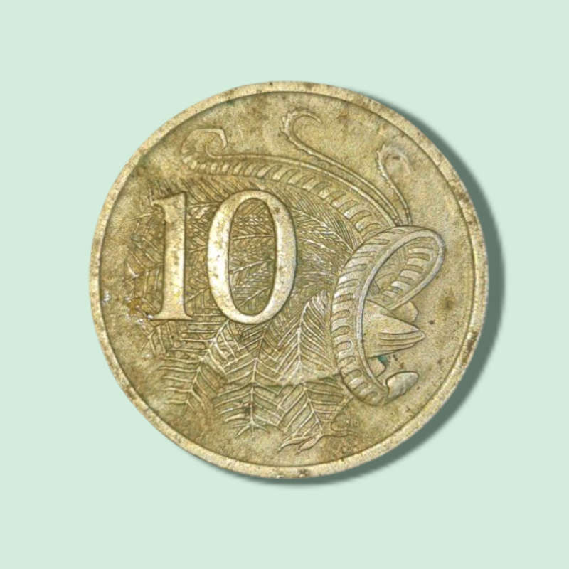 1966 AUSTRALIAN 10 CENT COIN