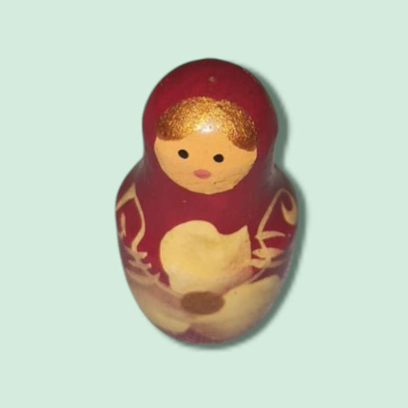 Vintage Russian Nesting Dolls, Hand painted, Rare Vintage Collectible