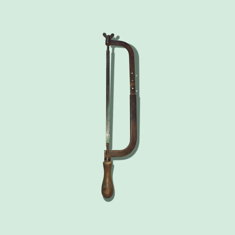 Vintage Hand Metal Saw