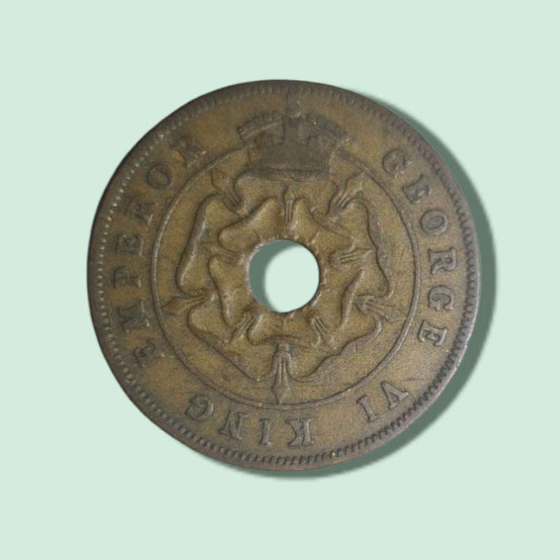 ONE PENNY 1942 SOUTHERN RHODESIA COIN