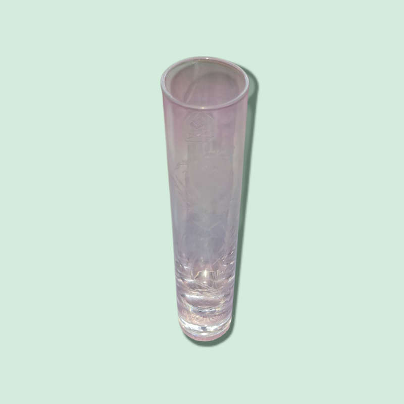 Lillian Vernon Etched Roses,  Bud Vases