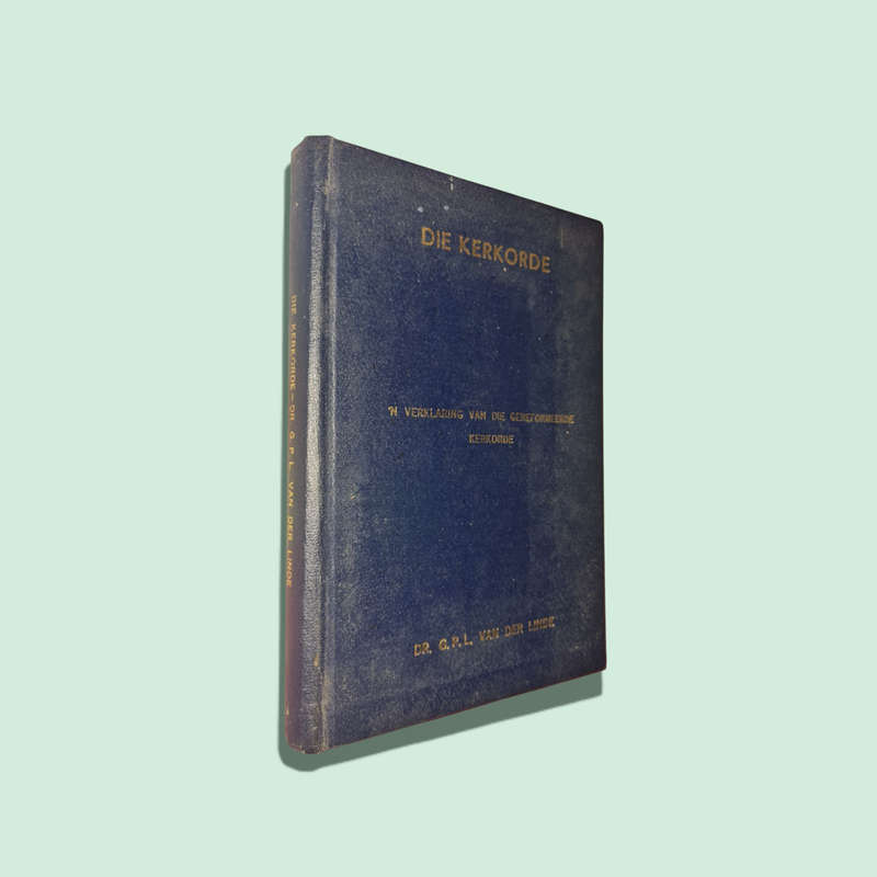 Die Kerkorde n verklaring van die Gereformeerd Kerkorde boek