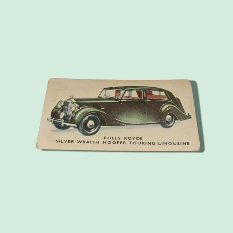Kelloggs Kellogg's cereal trade cards: Motor Cars colour NO 6   QC4203